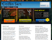 Tablet Screenshot of citizensort.org